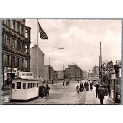 Berlin - Checkpoint Friedrichstrasse - Postkort - Tyskland - Ubrugt