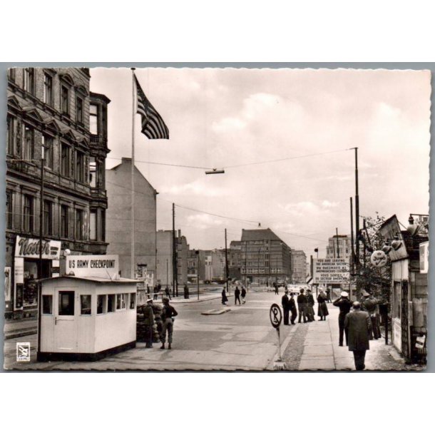 Berlin - Checkpoint Friedrichstrasse - Postkort - Tyskland - Ubrugt
