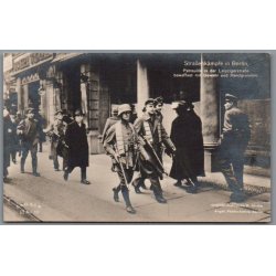 Strassek�mpfe in Berlin 1918  - Postkort - Tyskland - Brugt