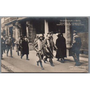 Strassek�mpfe in Berlin 1918  - Postkort - Tyskland - Brugt