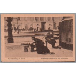 Revolutionstage in Berlin 1918  - Postkort - Tyskland - Brugt