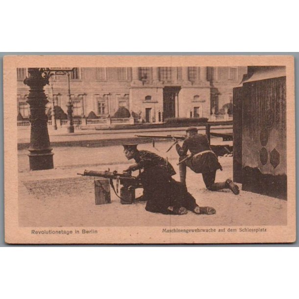 Revolutionstage in Berlin 1918  - Postkort - Tyskland - Brugt