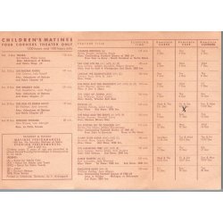 Ramstein Air Base - Germany - Movie Progam 1960