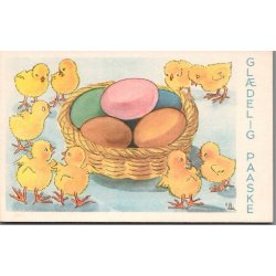 Illa - Gl�delig Paaske - Eneret Serie 48 - Postkort - Ubrugt