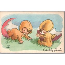 Illa - Gldelig Paaske - Eneret Serie 50 - Postkort - Ubrugt