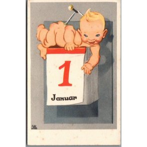 Illa - Eneret Serie 588 - Postkort -  Ubrugt