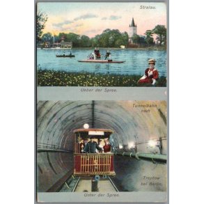 Ueber der Speee - Unter der Spree - Tyskland - Postkort - Ubrugt