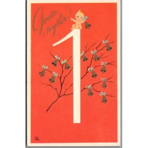 Illa - Gldeligt Nytaar - Eneret Serie 969 - Postkort - Ubrugt