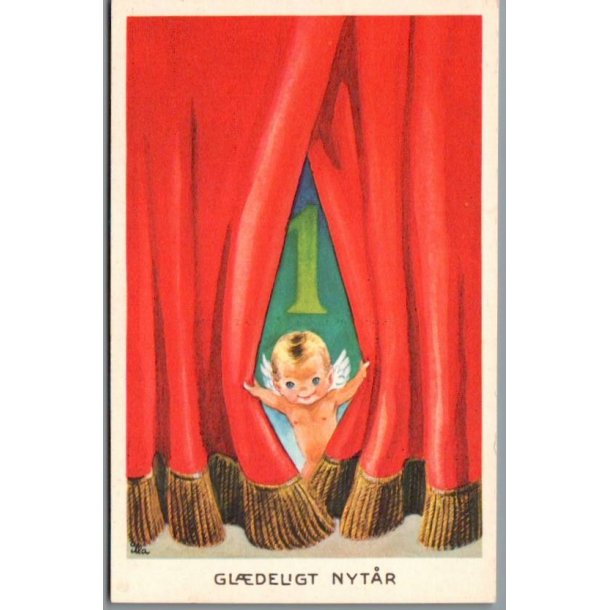 Illa - Gldeligt Nytaar - Eneret Serie 5109/34 N - Postkort - Ubrugt