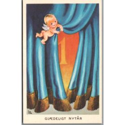 Illa - Gldeligt Nytaar - Eneret Serie 5109/34 N - Postkort - Ubrugt