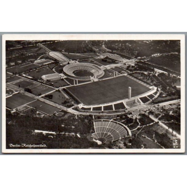 Berlin - Reichssportfeld -  Postkort - Tyskland - Ubrugt