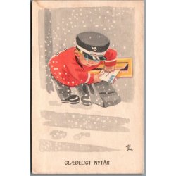 Illa - Gldeligt Nytaar - Eneret Serie 950 - Postkort - Brugt