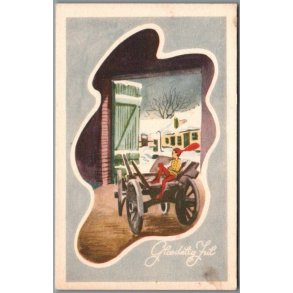 Illa - Gldelig Jul - Stender Serie 655 - Postkort - Brugt