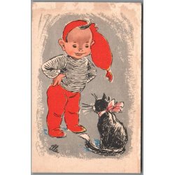 Illa - Stender Serie 485 - Postkort - Brugt