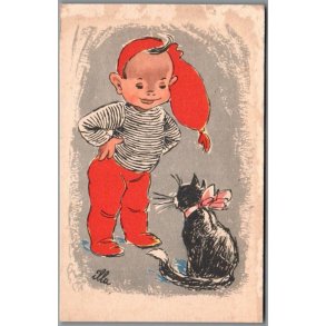 Illa - Stender Serie 485 - Postkort - Brugt