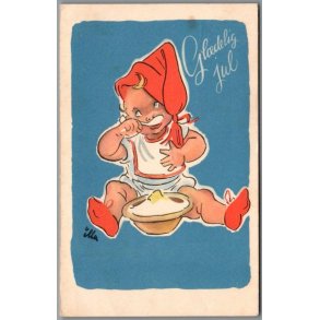 Illa - Gldelig Jul - Stender Serie 1064 - Postkort - Brugt 