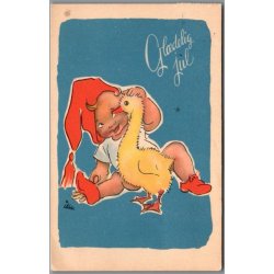 Illa - Gldelig Jul - Stender Serie 1064 - Postkort - Brugt 