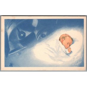 Illa - Gldeligt Nytaar - Eneret Serie 279 - Postkort - Brugt