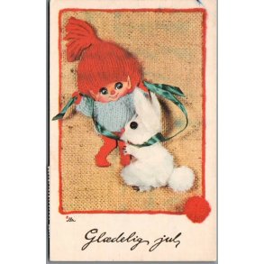 Illa - Gldelig Jul - 5109/165 - Postkort -  Brugt