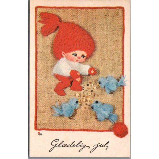 Illa - Gldelig Jul - 5109/165 - Postkort -  Ubrugt