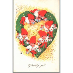 Illa - Gldelig Jul - Printed in Denmark 151 D00 253 - Postkort - Brugt