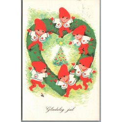 Illa - Gldelig Jul - Printed in Denmark 151 D00 253 - Postkort - Brugt