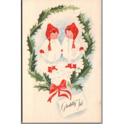 Illa - Gldelig Jul - Stender Serie 878 - Postkort - Brugt