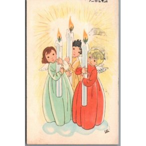 Illa - Stender Serie 754 - Postkort - Brugt - Har vret klbet op !