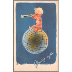 Illa - Gldeligt Nytr - Stender Eneret Serie 284 - Postkort -  Brugt