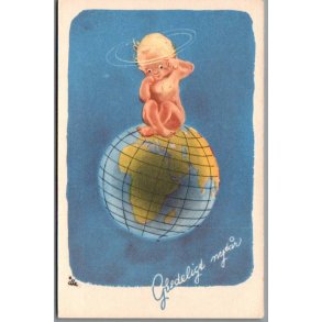 Illa - Gldeligt Nytr - Stender Eneret Serie 284 - Postkort -  Brugt