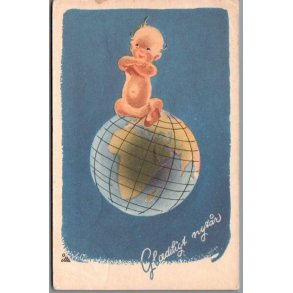 Illa - Gldeligt Nytr - Stender Eneret Serie 284 - Postkort -  Brugt