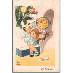 Illa - Gldelig Jul - Stender Serie 756 - Postkort - Brugt