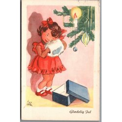 Illa - Gldelig Jul - Stender Serie 756 - Postkort - Brugt