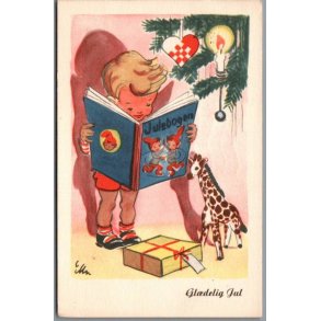 Illa - Gldelig Jul - Stender Serie 756 - Postkort - Brugt