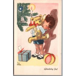 Illa - Gldelig Jul - Stender Serie 756 - Postkort -  Ubrugt