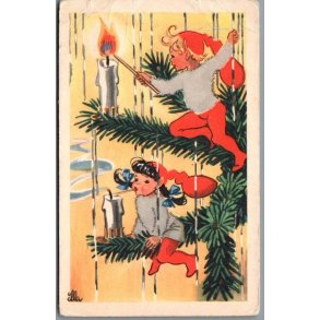 Illa - Stender Serie 180 - Postkort -  Brugt - Foldet !