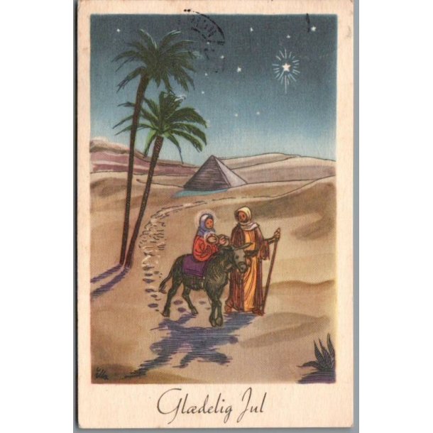 Illa - Gldelig Jul - Eneret Serie 944 - Postkort - Brugt