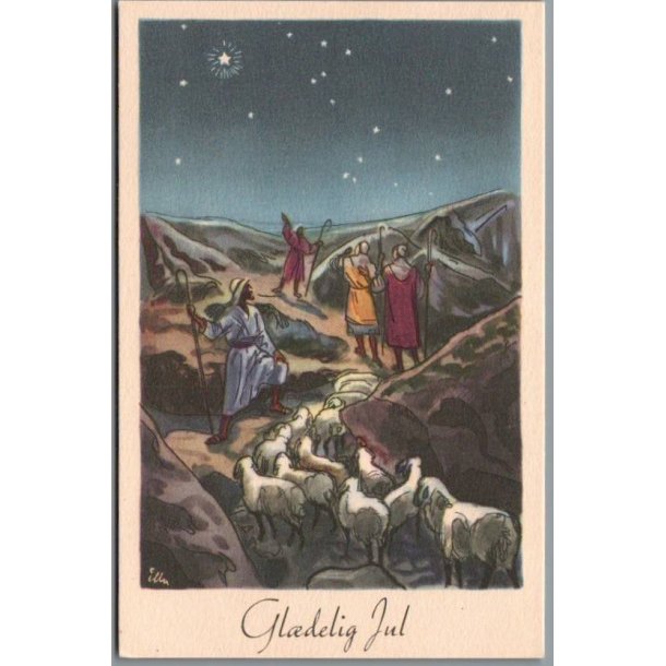 Illa - Gldelig Jul - Eneret Serie 944 - Postkort -  Ubrugt
