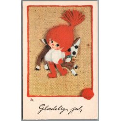 Illa - Gldelig Jul - 5109/165 - Postkort -  Brugt