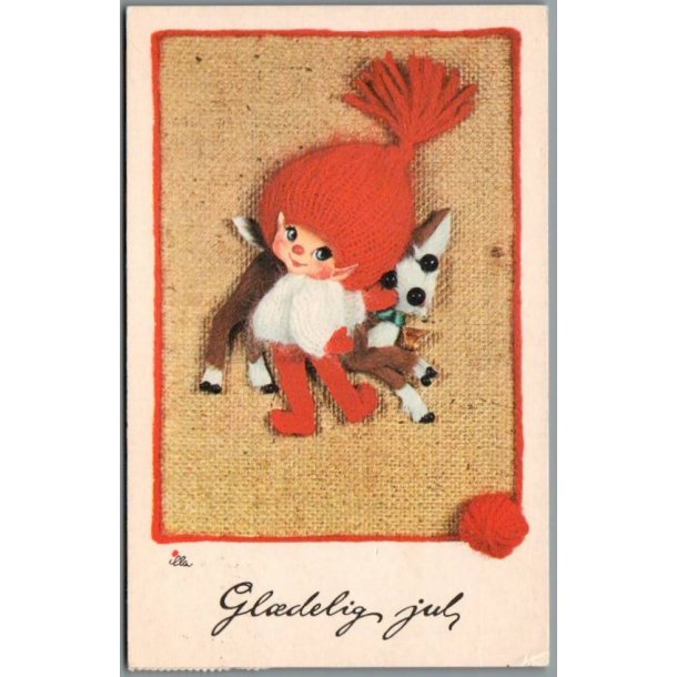 Illa - Gldelig Jul - 5109/165 - Postkort -  Brugt