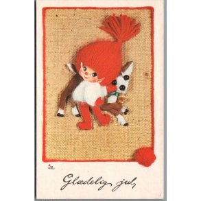 Illa - Gldelig Jul - 5109/165 - Postkort -  Brugt