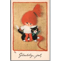 Illa - Gldelig Jul - 5109/165 - Postkort -  Brugt