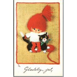 Illa - Gldelig Jul - 5109/165 - Postkort - Ubrugt