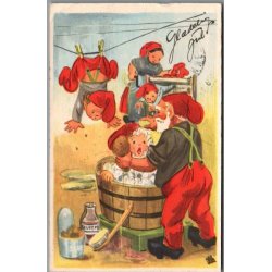 Illa - Gldelig Jul - Eneret Serie 261 - Postkort -  Brugt