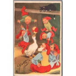 Illa - Gldelig Jul - Eneret Serie 261 - Postkort -  Brugt