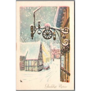 Illa - Gldeligt Nytr - Eneret Serie 850 - Postkort -  Brugt