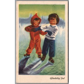 Illa - Gldelig Jul - F.D.B. Eneret Serie 459 - Postkort -  Brugt