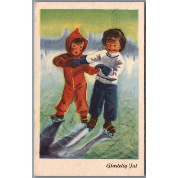 Illa - Gldelig Jul - F.D.B. Eneret Serie 459 - Postkort -  Brugt