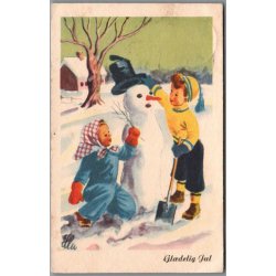 Illa - Gldelig Jul - Eneret Serie 459 - Postkort -  Brugt