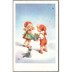 Illa - Stender Serie 590 - Postkort -  Brugt